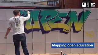 Mapping open education
 