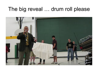 The big reveal … drum roll please 