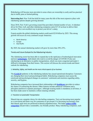 Ride Sharing App Development- A Gateway to Enhance Travel & Tourism ...