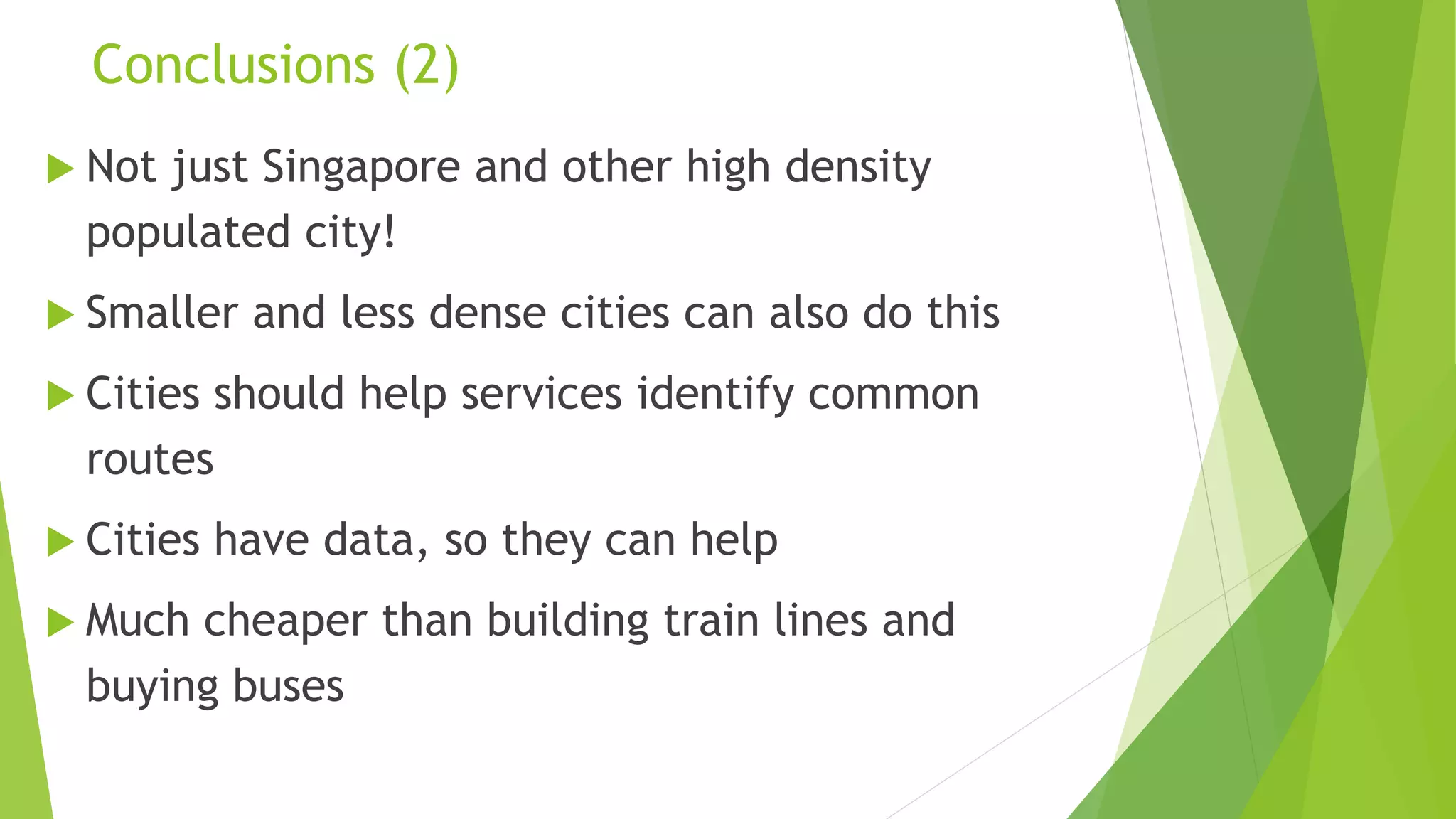 Centralized Cities/Rail Lines
(with multiple centers emerging)
 