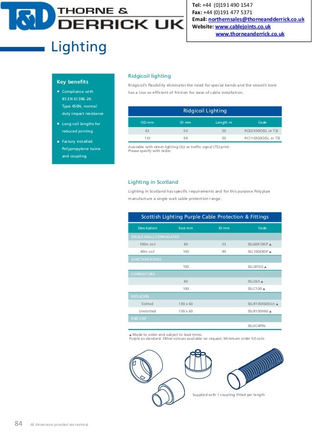 Ridgicoil Polypipe Street Lighting Cable Duct