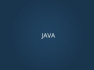 JAVA
 