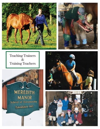 Teaching Trainers
&
Training Teachers
 