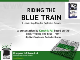 RIDING THE BLUE TRAIN A Leadership Plan for Explosive Growth ,[object Object],[object Object]