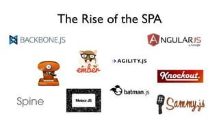 The Rise of the SPA
 