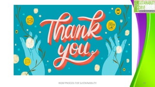 RIDM PROCESS FOR SUSTAINABILITY 26
 