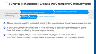 Presentation on Change management and User Adoption | PPTX