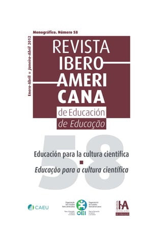 MOnográfico / monográfico




                                                                                         1




REVISTA IBEROAMERICANA DE EDUCACIÓN. N.º 58 (2012), pp. XXX-XXX (1022-6508) - OEI/CAEU
 