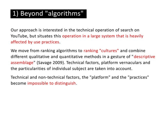From Algorithms to Diagrams: How to Study Platforms? | PPT