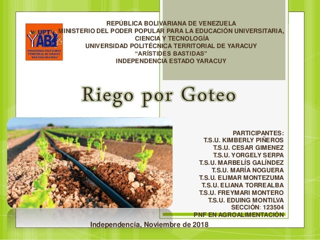 Riego Por Goteo