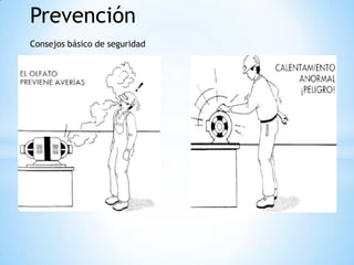 No realizar reparaciones sin cortar primero la corriente.