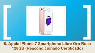 8. Apple iPhone 7 Smartphone Libre Oro Rosa
128GB (Reacondicionado Certificado)
 