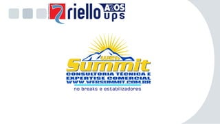 Riello No-breaks UPS  Portfolio of Products Web Summit Partner