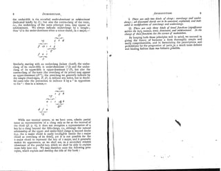 the under-fifth is the so-called under-dominant or suMor,iinani
(indicated briefly by 5'); but also the contra-clang of the tonic,
i.e., the underclang of the same principal tone, may appear as
subdominant. We always indicate underclangs by a nought ;
thus "Sis the under-dominantwhen a minor chord; in c major,-
D
--
O S
<
-
g h d
fa?^ e 8
-
: T
f a c
-
S
Similarly, starting with an underclang (minor chord), th? nnder-
clang of its under-fifth is under-dominant ("4and the under-
clang of its upper-fifth is upper-dominant ("D), but also the
contra-clang of the tonic (the overclaug of its prime) may appear
as upper-dominant (Dt); the overclang we generally indicate by
the simple chord-signs, T,D, S, without any index, hut in doubt-
ful cases take the precaution to indicate it by a + in opposition
to the " : thus in A minor,-
"D
-
e g b
"T .
While our musical system, as we have seen, admits partial
tones as representatives of a clang only as far as the interval of
the third (cf. p. 6), it does not recognise a representation of a
key by a clang beyond the fifth-clangs, Le., although the natural
relationship of the upper- and under-third clangs is beyond doubt
(e.g., the E major chord is easily inttlligihle beside the c major
chord as overclang of its third), yet it is not posslble for the
I
? major chord to represent the key of c major, and it generally
makes its appearance, as we sha; see, as a secondary relative
(dominant of the parallel key, which we shalt be able to explain
more fully later on). We may therefore state the following prin-
ciples, which explain and develop the title of the book:
! ,
, .
INT~UDU~TIONN 9
I. Thme are only two hinds of clangs: ouerclangs and unfler.
clan~s;all dissonant chords are to be conceived, explained, and tndi-
? cated RS modrjications of overclangs and underclangs.
11. ~ h k r eare only three kinds of tonal functions (s&@cancance
within the Key), namely, tonic, dominant, and subdominant. I n the
change of theseyunctions lies the essence of modulation.
I By keeping both these principles well in mind, we succeed in
giving the theory of harnlony a form thoroughly simple and
easily comprehensible, and in formulating the prescriptions and
prohibitions for the progression ,of parts ,in a much more definite
and binding fashion than was hltherto posslble.
k
 