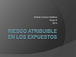 Andres Cuenca Orellana
Grupo 8
2014
 