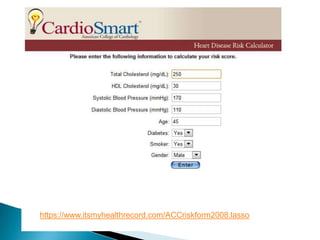 https://www.itsmyhealthrecord.com/ACCriskform2008.lasso
 