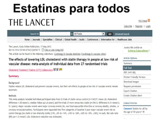 Estatinas para todos
 