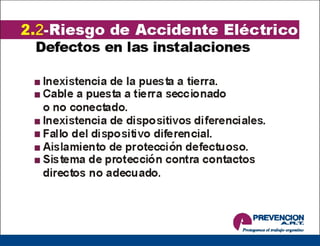 Riesgo eléctrico