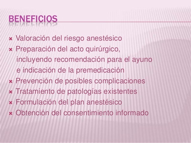 Riesgo integral y premedicacion Riesgo integral y premedicacion