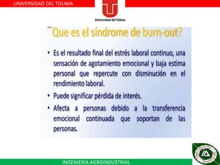 UNIVERSIDAD DEL TOLIMA

INGENIERIA AGROINDUSTRIAL

 