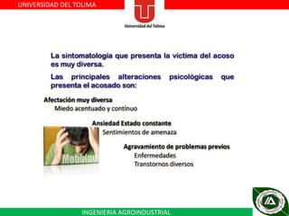 UNIVERSIDAD DEL TOLIMA

INGENIERIA AGROINDUSTRIAL

 