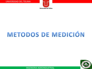 UNIVERSIDAD DEL TOLIMA

INGENIERIA AGROINDUSTRIAL

 