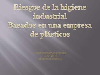 Juan Sebastian Casas Burgos
COD: 21476
Electrónica Industrial
 