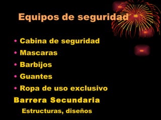 Cabina de seguridad Mascaras Barbijos Guantes Ropa de uso exclusivo Barrera Secundaria Estructuras, diseños 