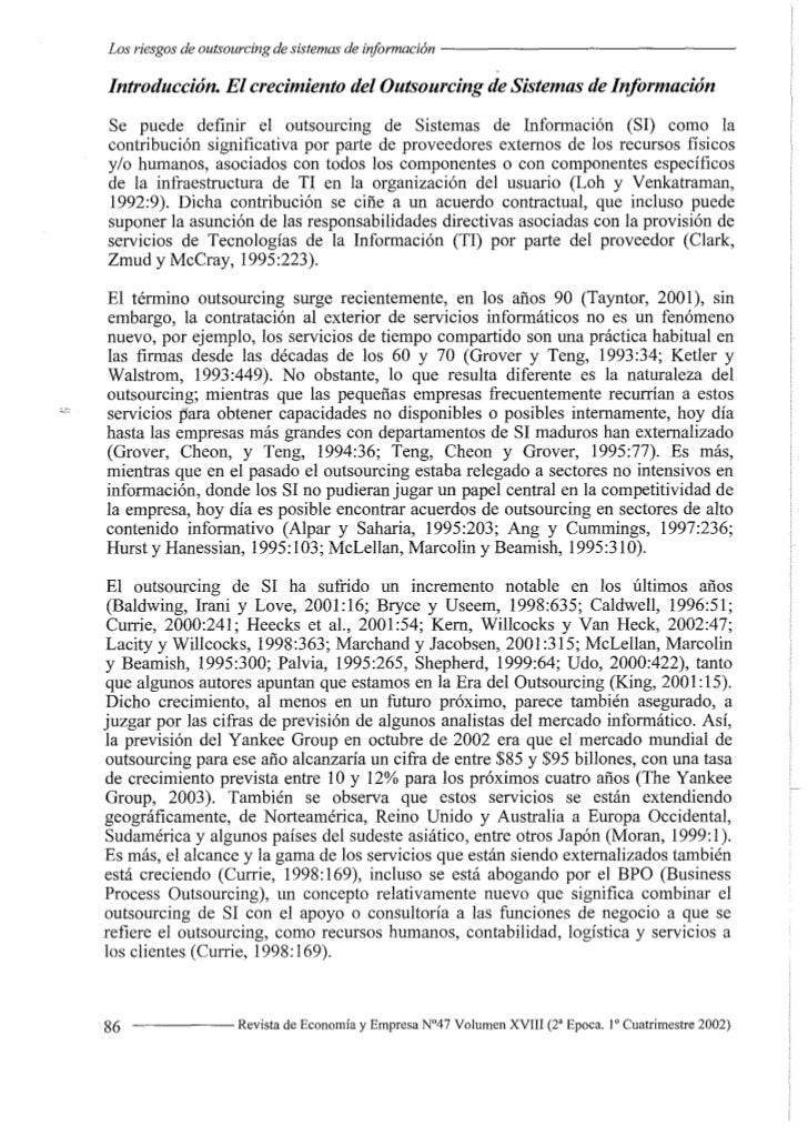 information systems outsourcing a survey and Information systems outsourcing risks are a vital component in the decision and r hirschheim, b jayatilakainformation systems outsourcing: a survey and. information systems outsourcing a survey and Information systems outsourcing risks are a vital component in the decision and r hirschheim, b jayatilakainformation systems outsourcing: a survey and.