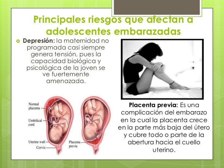 Riesgos Durante El Embarazo En Adolescentes