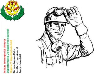 Curiosidades
                                                                                                        • El 5% de los accidentes mortales son a causa
                                                                                                          de la electricidad.

                                                                                                        • La mayor parte de nuestras actuaciones son
                                    Departamento De Ingenieria Industrial




                                                                                                          en equipos eléctricos.
Instituto Tecnologico De Veracruz




                                                                                                        • La electricidad no la podemos ver
                                    Higiene Y Segurida Industrial

                                                                            Ing. Oscar Lopez Aguirreº




                                                                                                        • Estos accidentes son fácilmente evitables
                                                                            Gonzalo Lagunes Elvira

                                                                            Enero – Junio 2010
 