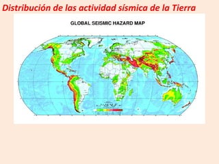 Distribución de las actividad sísmica de la Tierra 