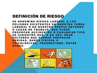 Riesgos laborales