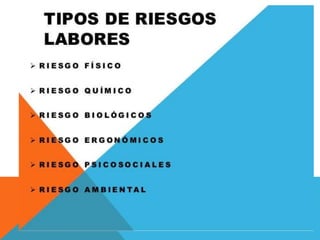 Riesgos laborales