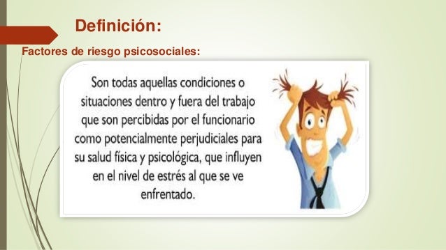 Riesgos psicosociales