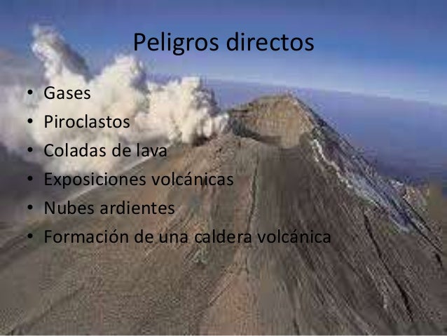 Riesgos volcanicos