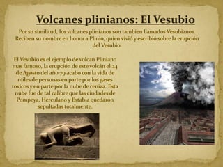 Volcanes plinianos: El Vesubio

 