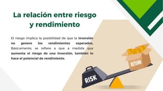 Relacion Riesgo Rendimiento riesgo y rendimiento en el hambito financiero | PDF