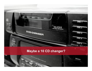 Maybe a 10 CD changer?
 