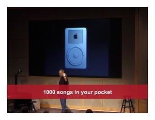 1000 songs in your pocket
 