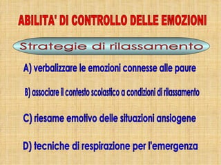 Rifiuto scolastico (dopo lez.cap.5)