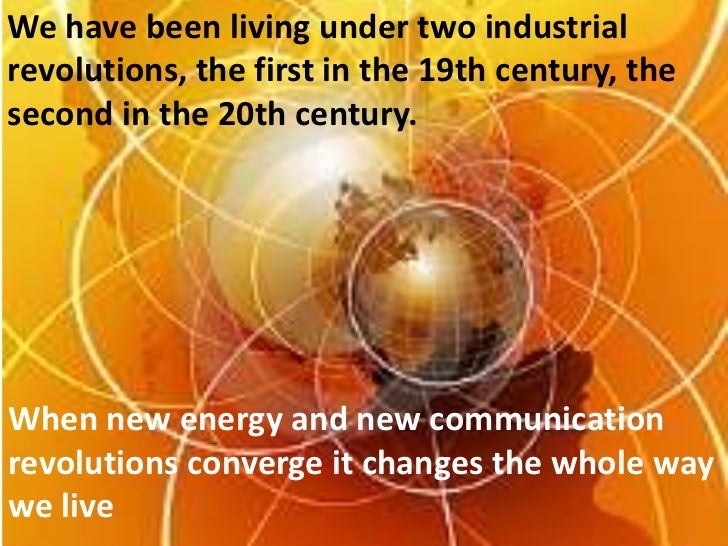 The Third Industrial Revolution