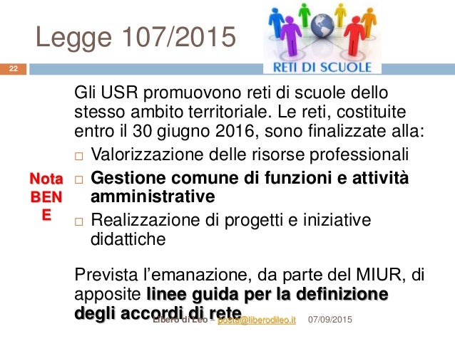 Legge 107 Del 2015 Sintesi Pdf Riforma della scuola