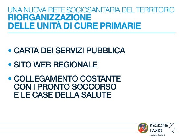 La Riforma Sanitaria Come Cambia La Rete Della Salute A Roma