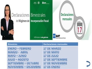 Bimestres Declaraciones mensuales 
 