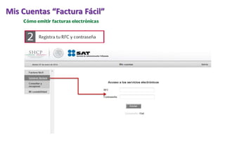Mis Cuentas “Factura Fácil” 
 