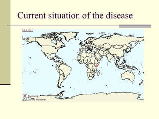 Current situation of the disease
 