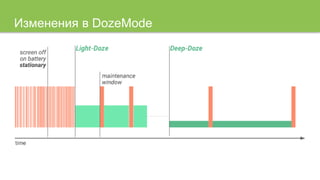 Изменения в DozeMode
 