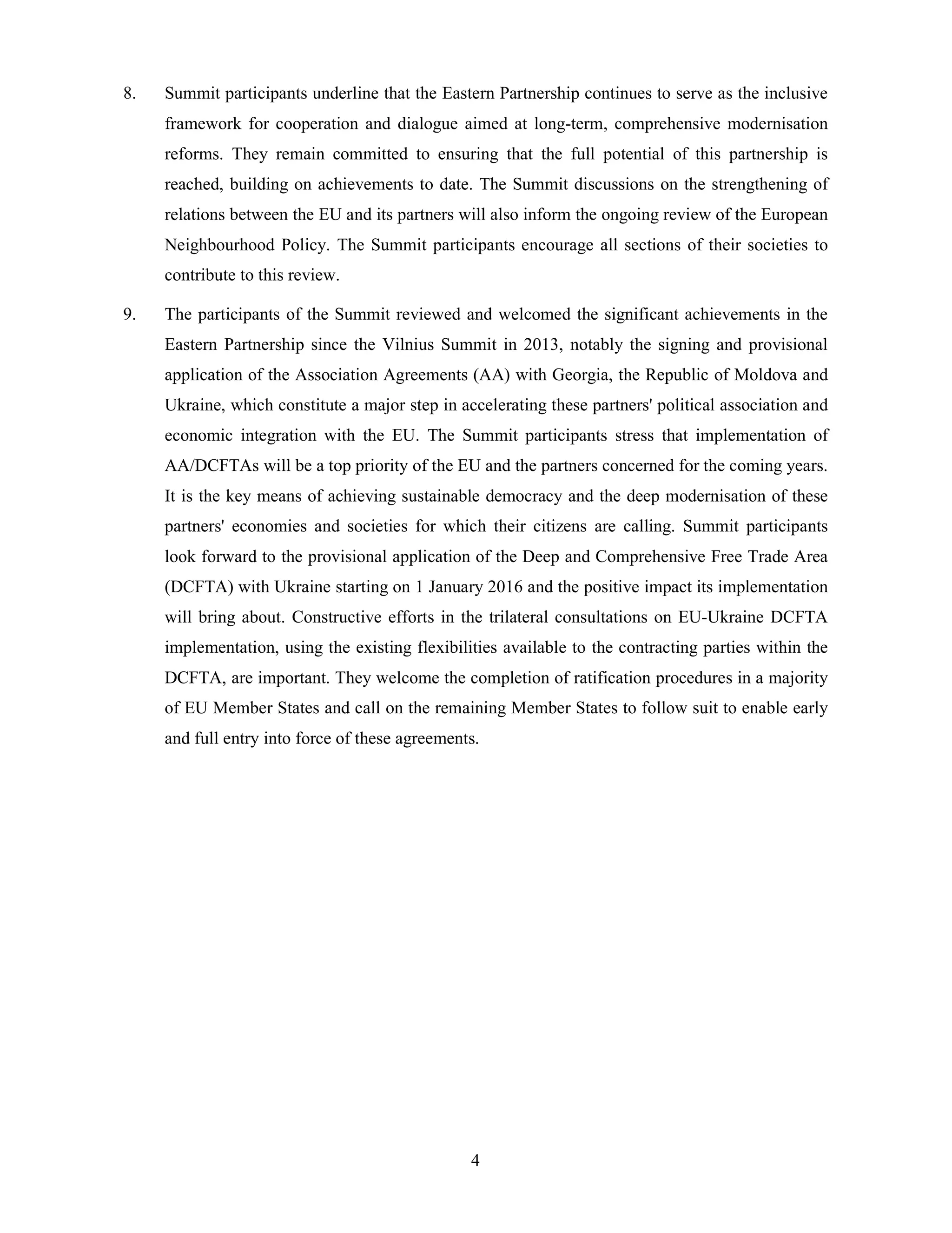 Riga declaration 220515 final | PDF