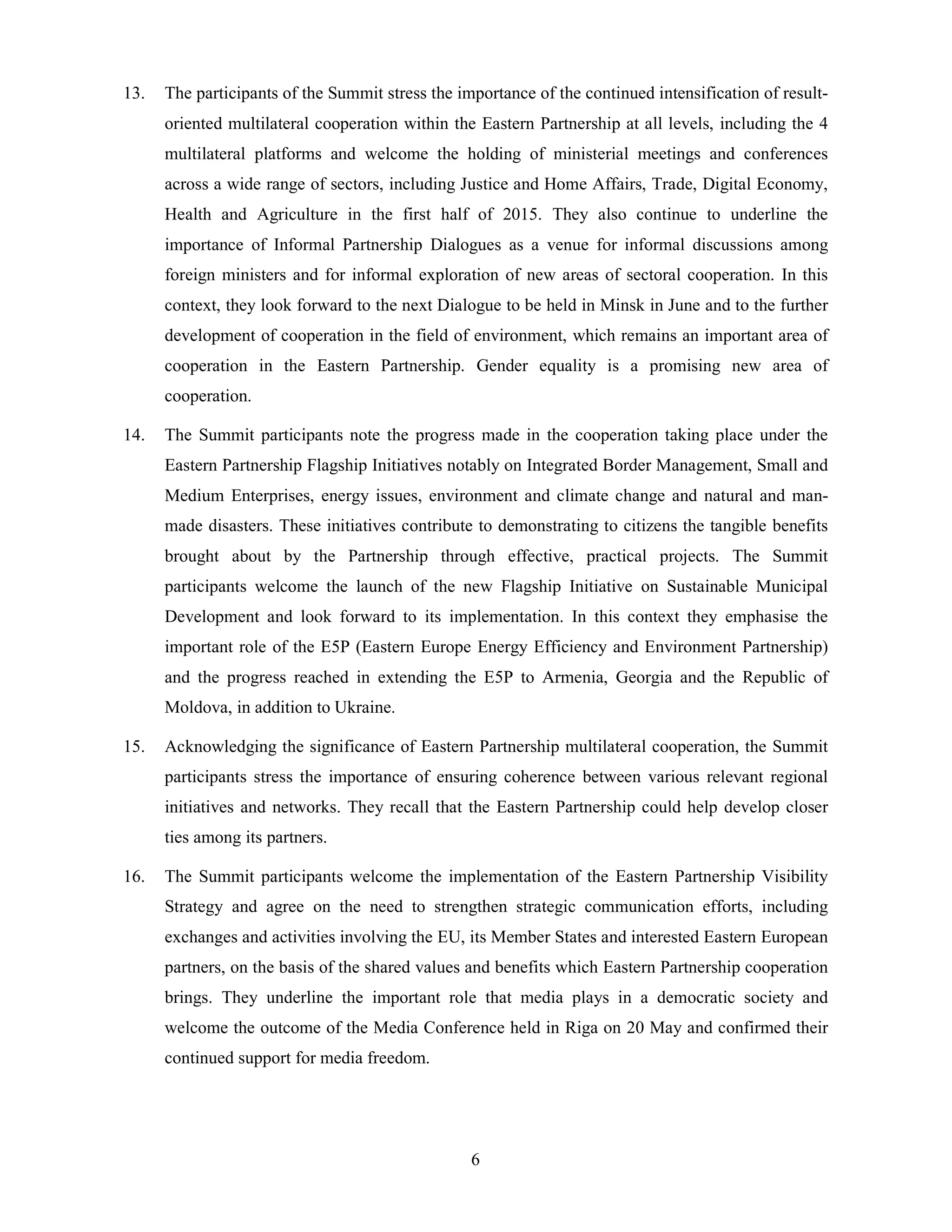 Riga declaration 220515 final | PDF